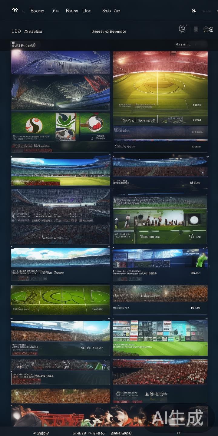 选择体育赛事：平台首页提供丰富的体育赛事信息，用户