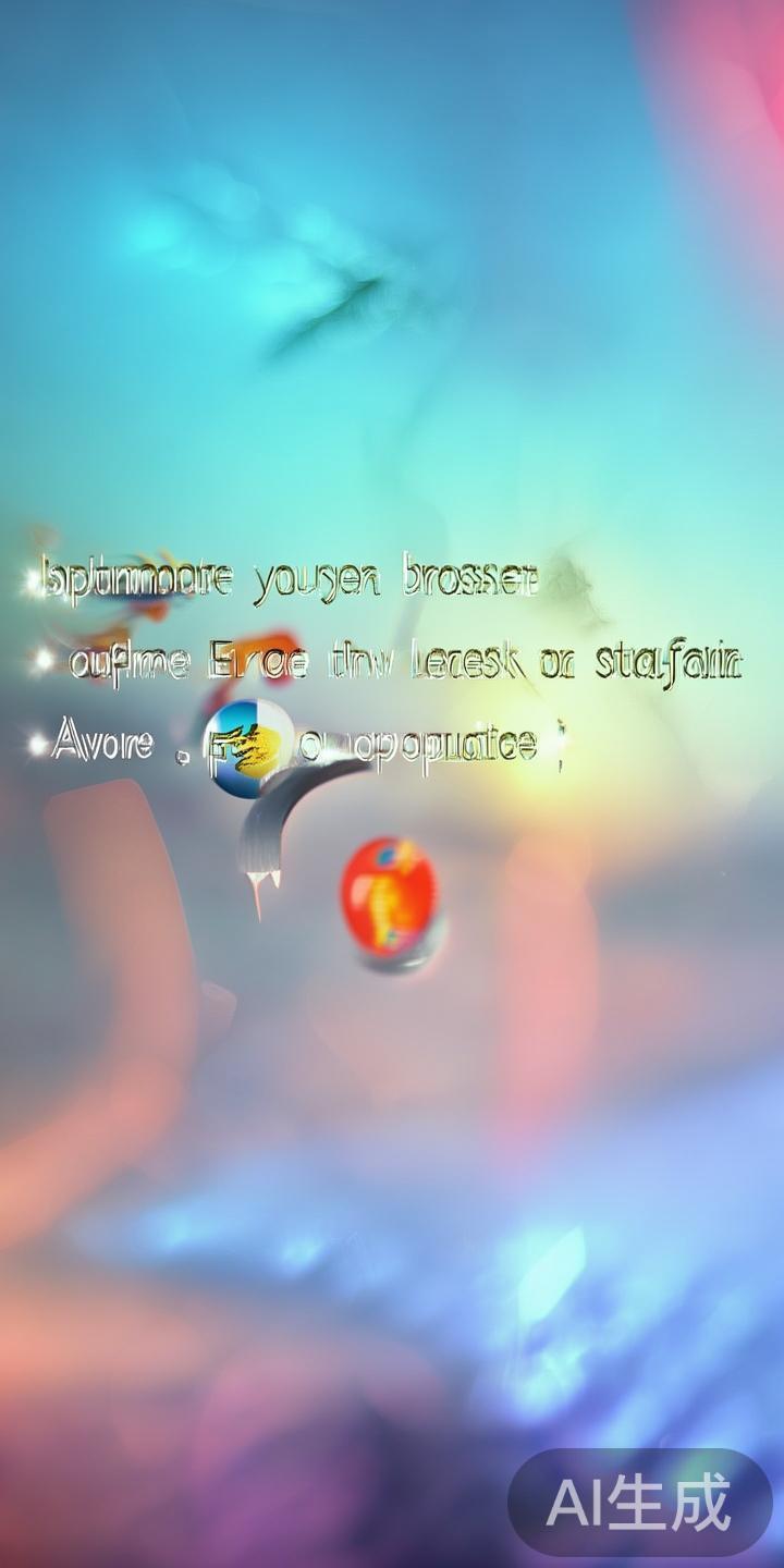 优化浏览器环境：推荐使用最新版Chrome、Fir